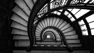 Staircase in the Rookery Building Chicago